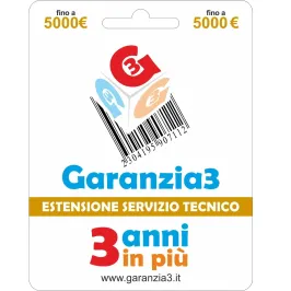 GARANZIA 3 Estensione del Servizio Tecnico Fino a 5000 Euro