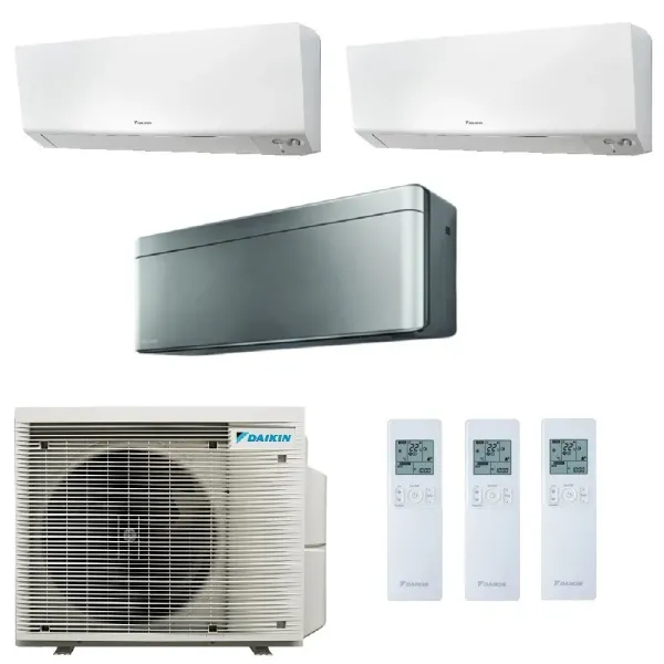 Condizionatore Daikin Trial Split 7+7+12 Perfera + Stylish S 3MXM52A
