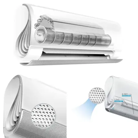 Midea Dual Split 9+12 Btu Breezeless+ M2OE-18HFN8-Q