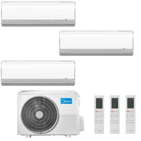 Midea Trial Split 9+9+12 Btu Breezeless+ M3OG-21HFN8-Q