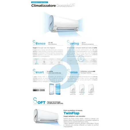 Midea Trial Split 9+12+12 Btu Breezeless+ M3OA-27HFN8-Q