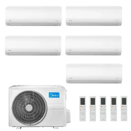 Midea Penta Split 9+9+9+9+12 Btu Xtreme Pro GREEN M5OE-42HFN8-Q
