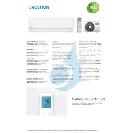 Midea Dual Split 12+12 Btu Evolution M3OG-21HFN8-Q
