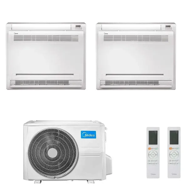 Midea Dual Split 9+12 Btu Console M2OE-18HFN8-Q