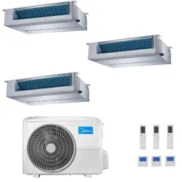 Midea Trial Split 9+9+12 Btu Canalizzato M3OG-21HFN8-Q