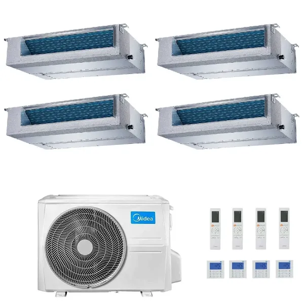 Midea Quadri Split 9+9+9+9 Btu Canalizzato M4O-36FN8-Q