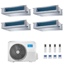Midea Quadri Split 9+9+9+18 Btu Canalizzato M4O-36FN8-Q