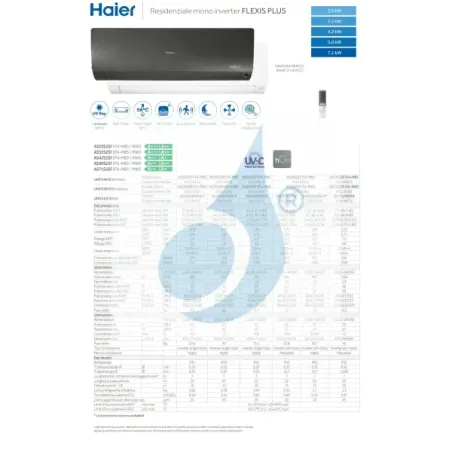 Condizionatore Haier Mono Split 24000 Btu Serie Flexis Plus Bianco
