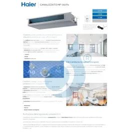 Condizionatore Haier Mono Split 12000 Btu Serie Canalizzato 2