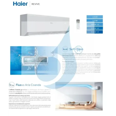 Condizionatore Haier Mono Split 12000 Btu Serie Revive
