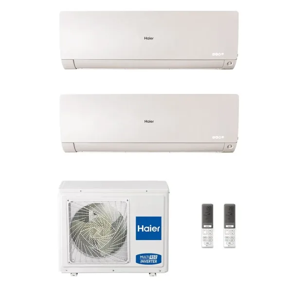 Condizionatore Haier Dual Split 15+15 Flexis Plus Bianco 3U70S2SR5FA