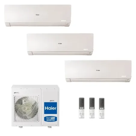 Condizionatore Haier Trial Split 9+12+15 Flexis Plus Bianco 4U85S2SR5F