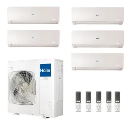 Condizionatore Haier Penta Split 12+12+12+12+12 Flexis Plus Bianco 5U1
