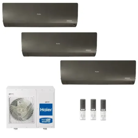 Condizionatore Haier Trial Split 7+9+12 Flexis Plus Nero 4U75S2SR5FA
