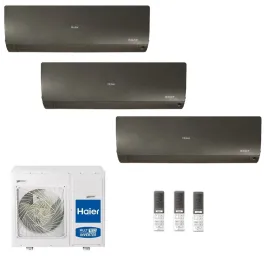 Condizionatore Haier Trial Split 9+9+18 Flexis Plus Nero 4U85S2SR5FA