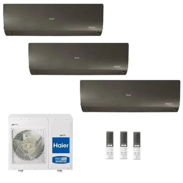 Condizionatore Haier Trial Split 12+12+12 Flexis Plus Nero 4U85S2SR5FA