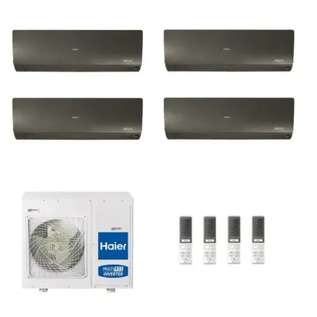 Condizionatore Haier Quadri Split 7+7+7+9 Flexis Plus Nero 4U85S2SR5FA