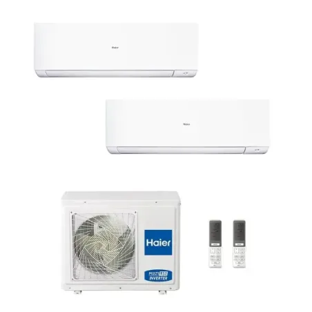 Condizionatore Haier Dual Split 12+15 Expert Bianco 3U70S2SR5FA