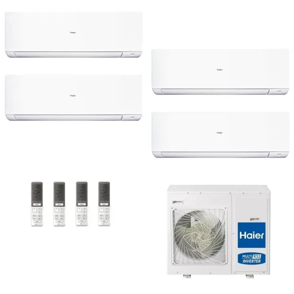 Condizionatore Haier Quadri Split 9+9+12+12 Expert Bianco 4U75S2SR5FA