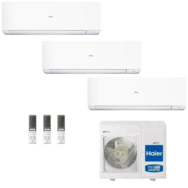 Condizionatore Haier Trial Split 12+12+18 Expert Bianco 4U85S2SR5FA