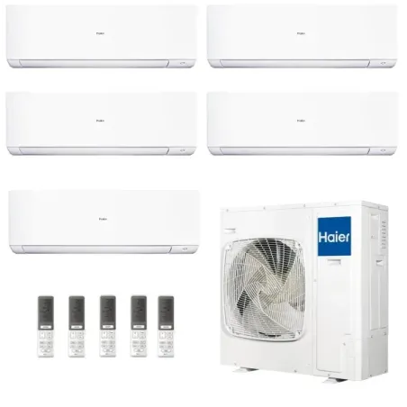 Condizionatore Haier Penta Split 9+9+9+9+9 Expert Bianco 5U125S2SN1FA