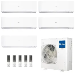 Condizionatore Haier Penta Split 9+9+9+9+12 Expert Bianco 5U125S2SN1FA