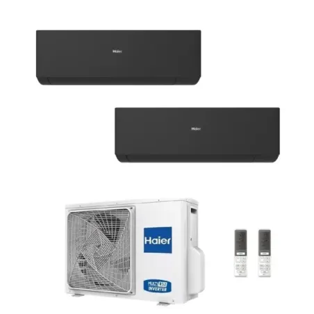 Condizionatore Haier Dual Split 7+9 Expert Nero 2U40S2SM1FA