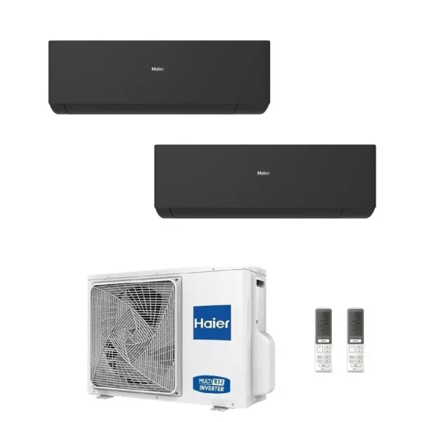 Condizionatore Haier Dual Split 12+18 Expert Nero 2U50S2SM1FA-3
