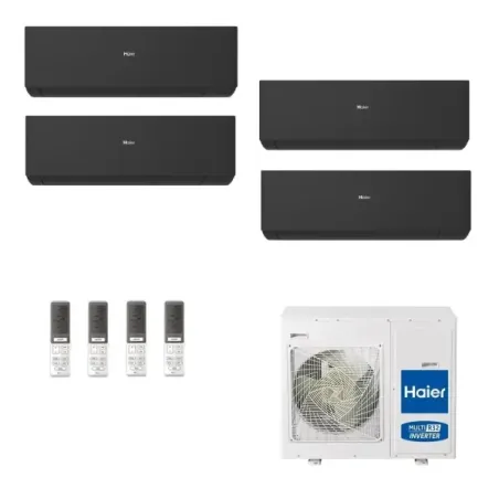 Condizionatore Haier Quadri Split 9+9+9+15 Expert Nero 4U75S2SR5FA