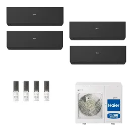 Condizionatore Haier Quadri Split 9+9+12+15 Expert Nero 4U85S2SR5FA