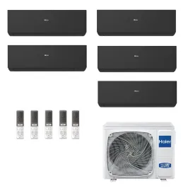 Condizionatore Haier Penta Split 7+7+7+7+7 Expert Nero 5U90S2SS5FA
