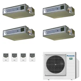 Condizionatore Panasonic Quadri Split 9+9+9+9 Btu Canale CU-4Z68TBE