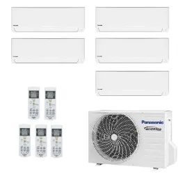 Condizionatore Panasonic Penta 12+12+12+12+12 TZ Compatta CU-5Z90TBE