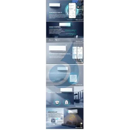Condizionatore Hisense Trial Split 9+9+12 Hi Comfort 3AMW62U4RJC