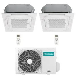 Condizionatore Hisense Dual Split 9+9 Btu 60x60 2AMW42U4RGC