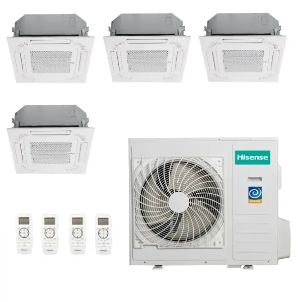 Condizionatore Hisense Quadri Split 9+9+9+12 60x60 4AMW81U4RJC