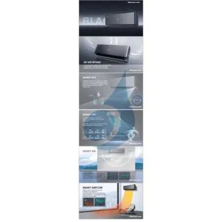 Condizionatore Hisense Dual Split 9+18 Energy PRO X 3AMW62U4RJC