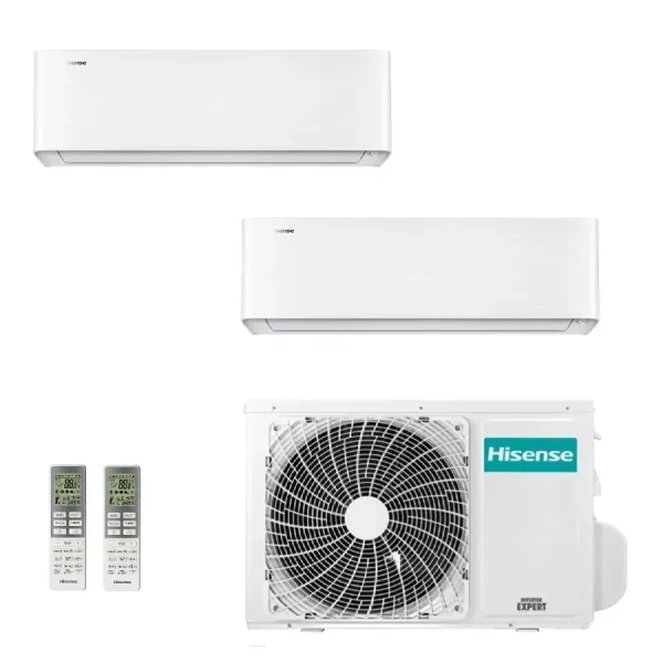 Condizionatore Hisense Dual Split 12+18 Energy PRO X 3AMW62U4RJC