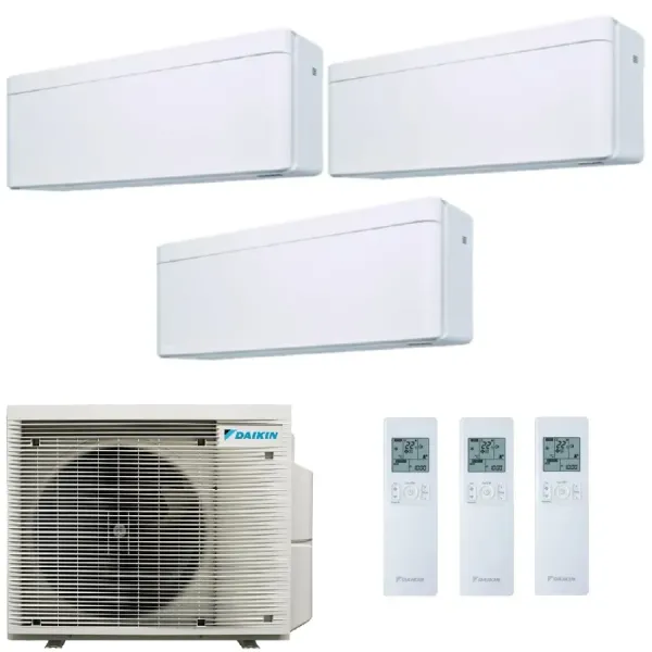 Climatizzatore Daikin Trial Split 7+12+12 Stylish Bianco 3MXM52A9