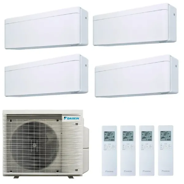 Daikin Quadri Split 7+7+7+9 Stylish Bianco 4MXM80A9