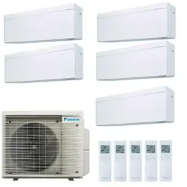 Condizionatore Daikin Penta 7+7+7+7+12 Stylish Bianco 5MXM90A9