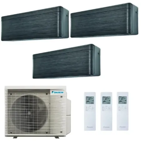 Climatizzatore Daikin Trial Split 7+7+9 Stylish Blackwood 3MXM40A9
