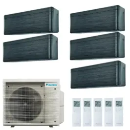 Condizionatore Daikin Penta 7+7+7+9+9 Stylish Blackwood 5MXM90A9