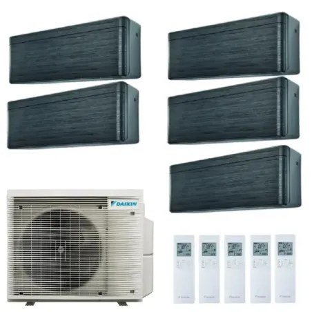 Condizionatore Daikin Penta 7+7+7+9+9 Stylish Blackwood 5MXM90A9
