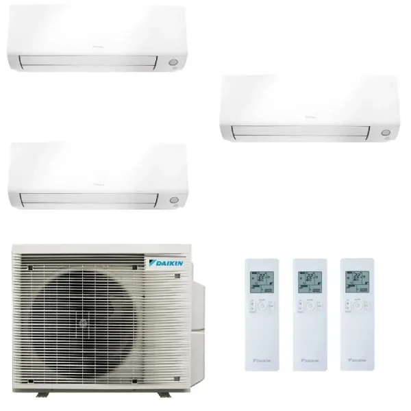 Climatizzatore Daikin Trial Split 7+12+12 Perfera Bianco 3MXM52A9