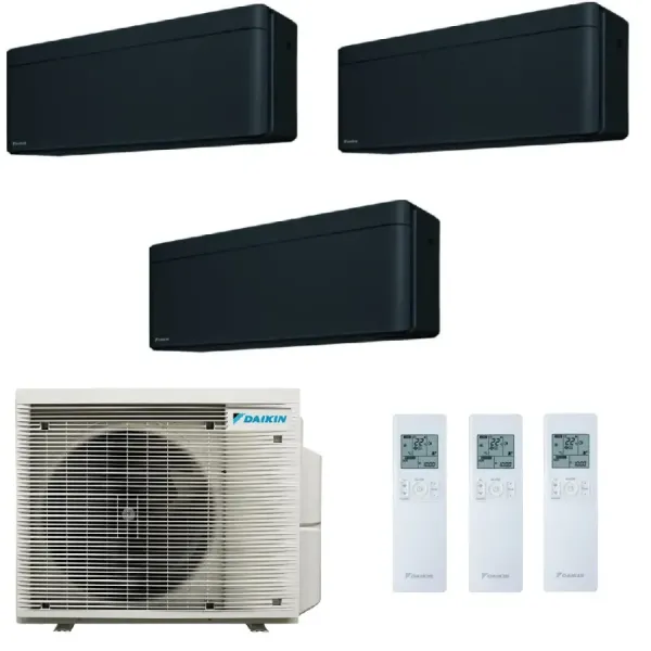 Climatizzatore Daikin Trial Split 12+12+12 Stylish Nero 3MXM68A9