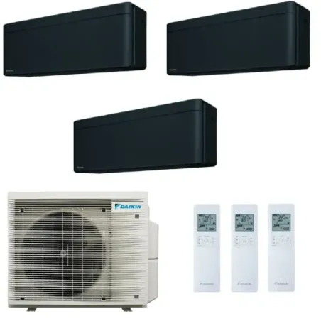 Climatizzatore Daikin Trial Split 9+12+15 Stylish Nero 3MXM68A9
