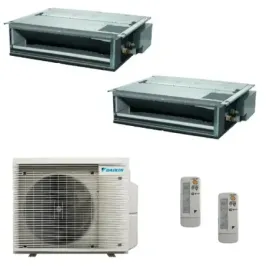 Condizionatore Daikin Dual Split 12+12 FDXM-F9 2MXM50A9 BRC4C65