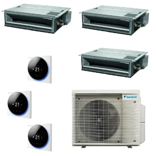Climatizzatore Daikin Trial Split 9+9+12 FDXM-F9 BRC1H52 3MXM52A9
