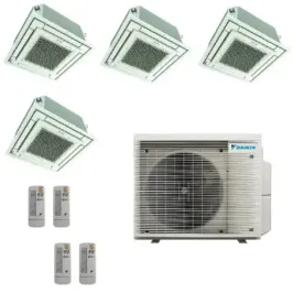 Climatizzatore Daikin Quadri Split 9+9+9+18 FFA-A9 BRC7F530W 4MXM80A9